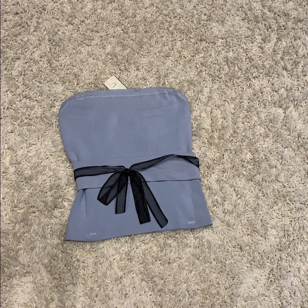 U-KNIT strapless top